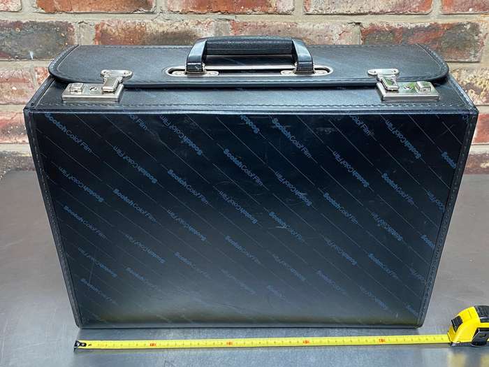 Scotch Color Film Pilot Travel Case , Dimensions: 46 x 34 x 20 cm, empty 1.8KG, collectors item, 80s