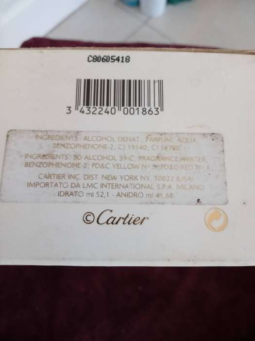 VINTAGE CARTIER PERFUME BOTTLE