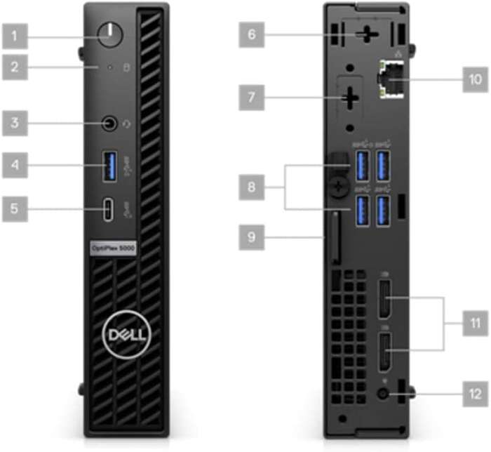 Dell OptiPlex 5000 Micro i5-12500T|16GB|256GB| Built in Wifi| Windows 11 Pro - Warranty!