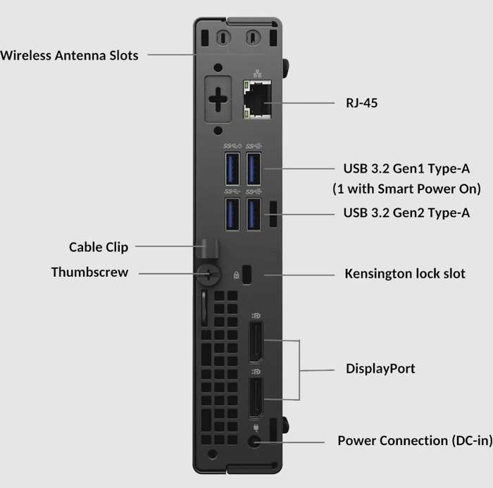 Dell OptiPlex 7080 Micro i7-10700 | 16GB | 512GB SSD - Windows 11 Pro - Warranty!