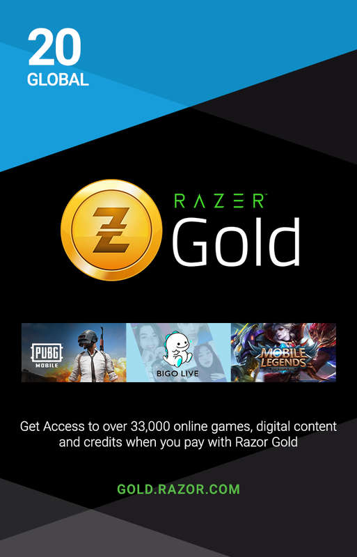 Razor Gold PIN GLOBAL 20