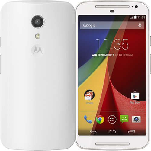 Motorola Moto G (2nd Gen, White)