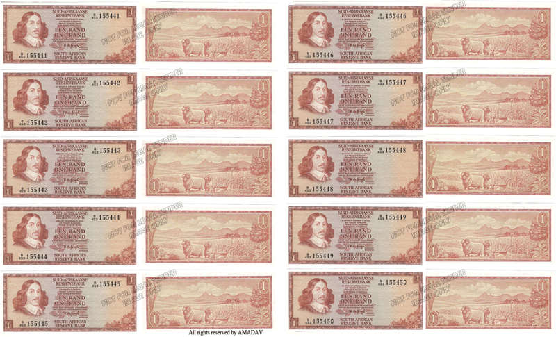 B453 TW de Jongh R1 Notes - 10 in sequence