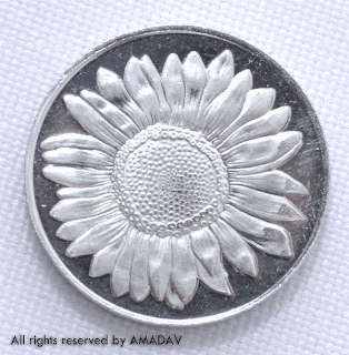 ***HANDSTRUCK Coin World Aluminium Sunflower Token***  2011-07-30