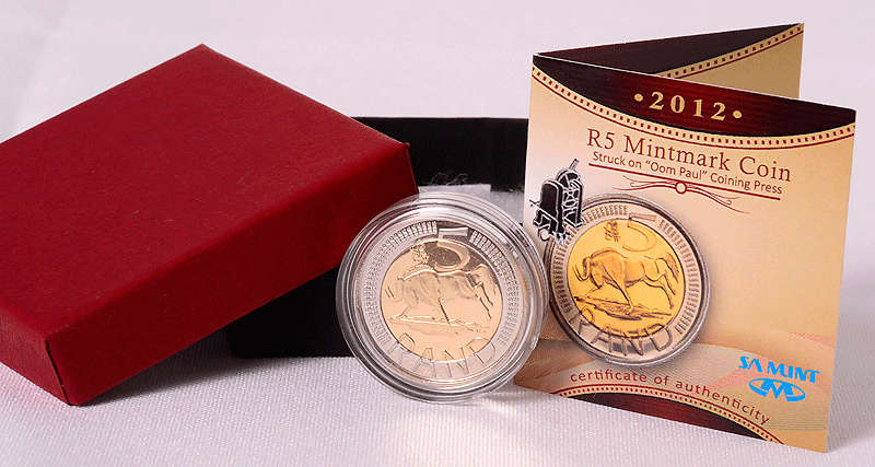 *** New *** 2012 Oom Paul Proof like R5 coin