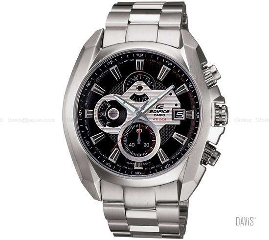 Casio EF548D-1A Mens Watch Edifice Chronograph Alarm - in Stock - no Waiting !!