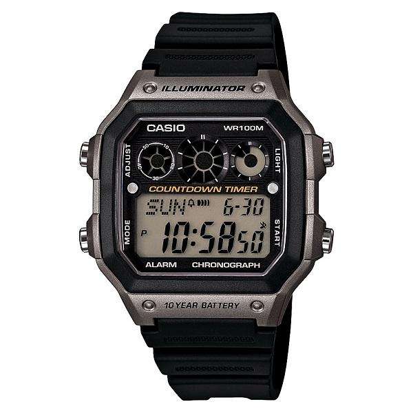 CASIO MEN'S AE1300WH-8AV SPORT WATCH WITH REFEREE TIMER CASIO MEN'S AE1300WH-8AV SPORT WATCH WITH REFEREE TIMER