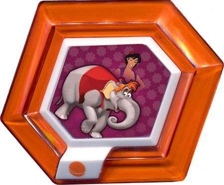 OFFICIAL DISNEY INFINITY GAME ABU THE ELEPHANT RARE POWER DISC / BID TO WIN