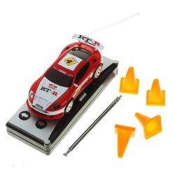 Mini RC Car 1:58 Scale with Soda Can Storage Case