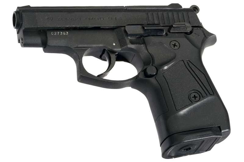 9mm Blanks Gun - ZORAKI 914 9mm Pepper Firing Hand Gun and - No License - Compact