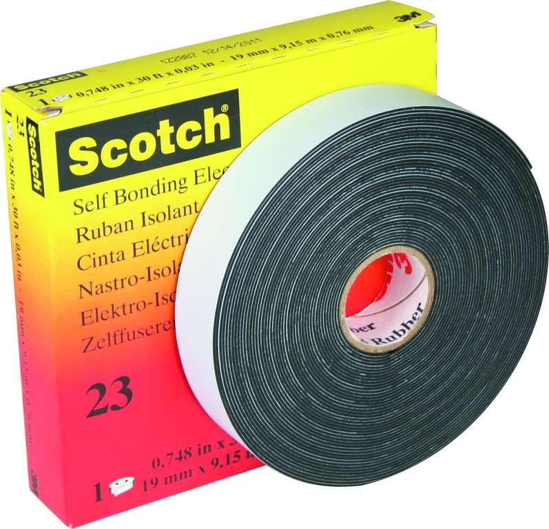 SCOTCH 23 SELF AMALGAMATING EPR TAPE. FOR HIGH VOLTAGE JOINT