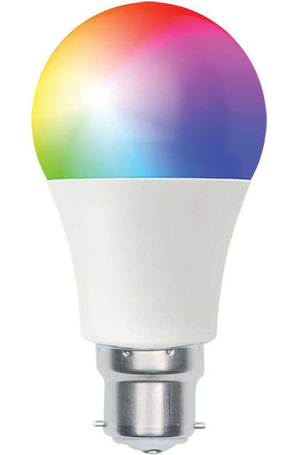 230VAC 10W B22 Wi-Fi Smart Lamp RGB + CCT + Dimming