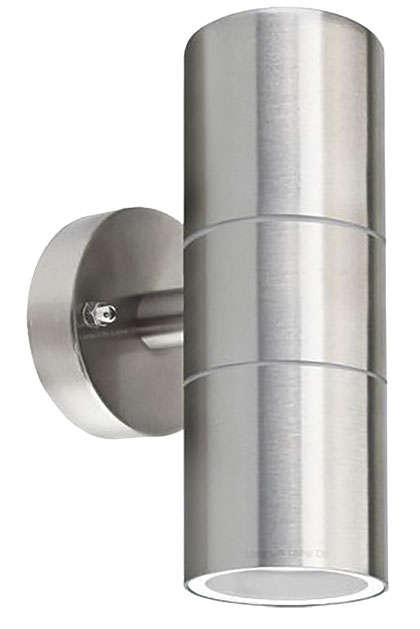 Stainless Steel GU10 2x35W Light Fitting