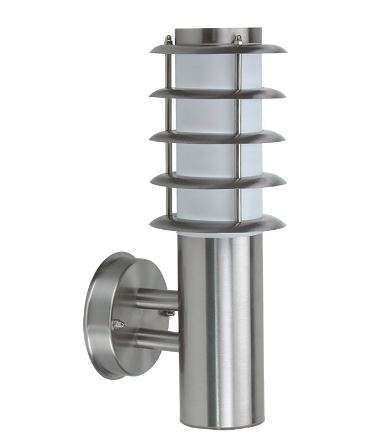 Stainless Steel E27 60W/CFL Light Fitting