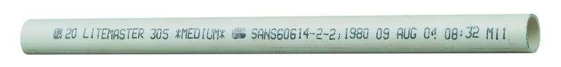 PVC CONDUIT PIPE 25mm - BUNDLE OF 25 x 4m LENGTHS (100m)