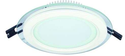 6W 85-265V 100mm Diameter Round C/W Glass LED Downlight 3000K