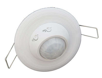 360 Deg PIR Motion Sensor Diameter 85mm Ceiling Adj. 1200W