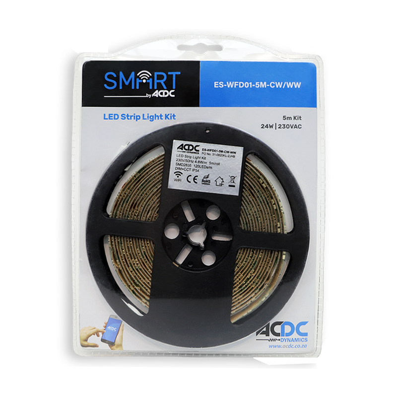 Smart Wi-Fi LED CCT Adj. Strip On/Off & Dimming Kit