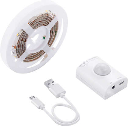 1METER COOL WHITE STRIP MOTION SENSOR LITHIUM BATTERY INC.