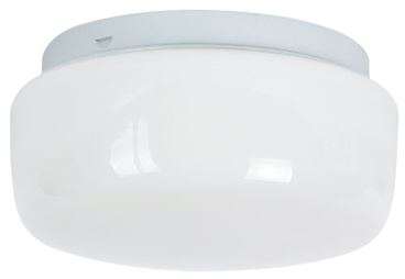 230VAC,  1xE27,  Round Cheese Head Ceiling Mount 200mm Dia.