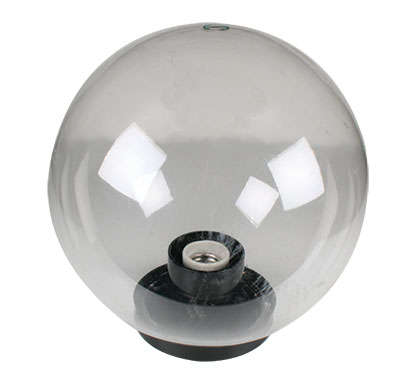 ?250 Puma Clear Lampshade, C/W Base And Lamp Holder
