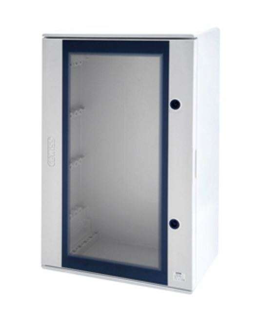 Grey Enclosure 425x310x160 Perspex Door IP66