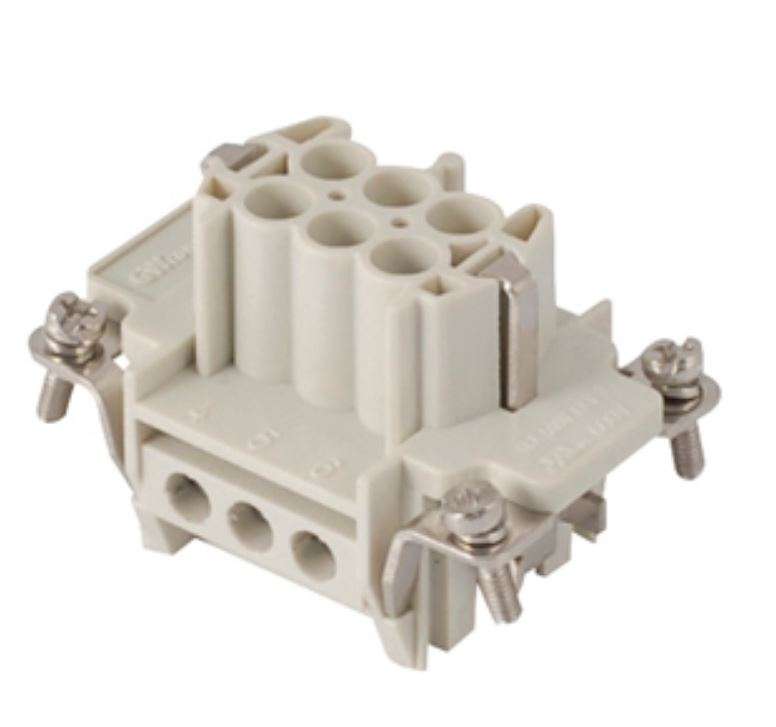 6P+E Female Connector Insert