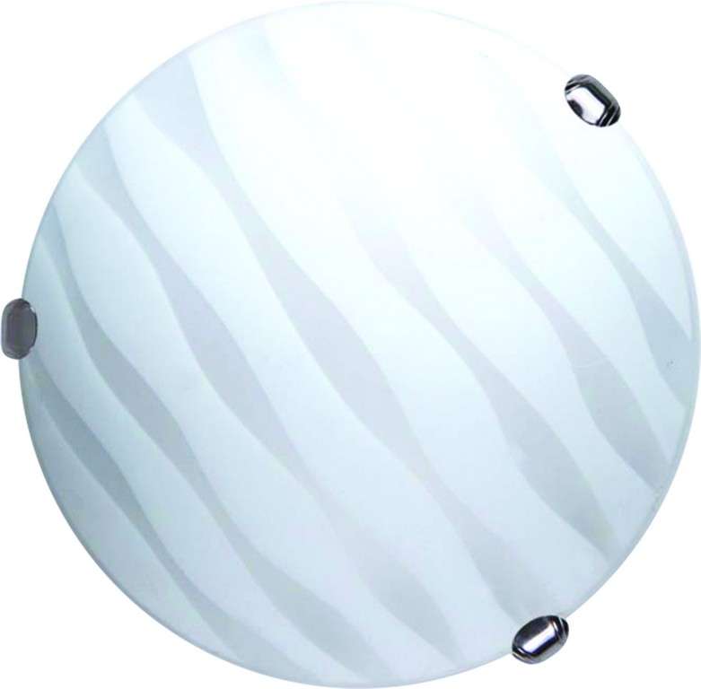 16" Full Moon,  3xE27,  Metal Body,  Glass Cover Ceiling Mount