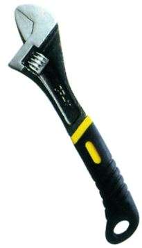 8" Adjustable Wrench. Powerful Grip