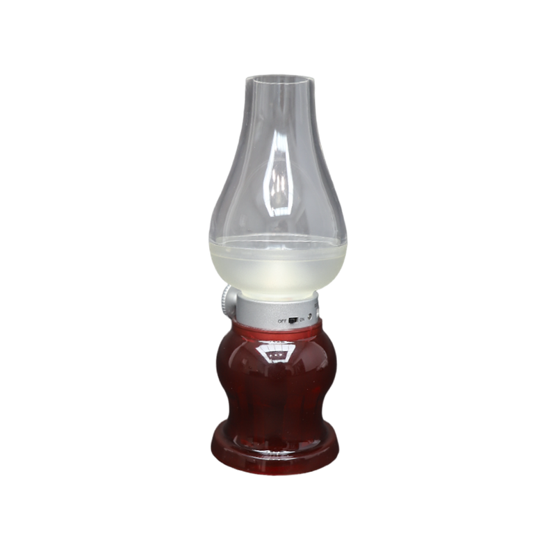 RECHARGEABLE OIL LAMP LIGHT BLOW ON/OFF DIMMABLE