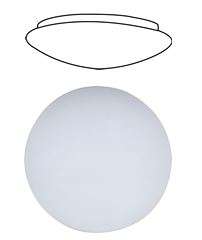 85-265VAC 12W LED Ceiling Fitting Daylight Diameter 260mm