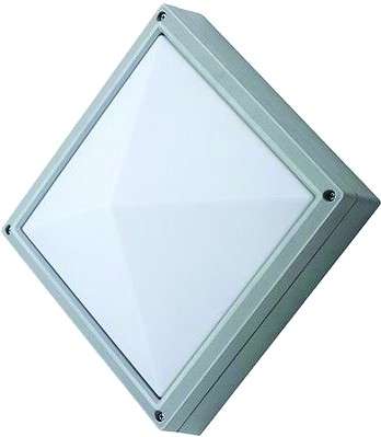20W 95-240VAC LED Bulkhead, Diamond, Plain