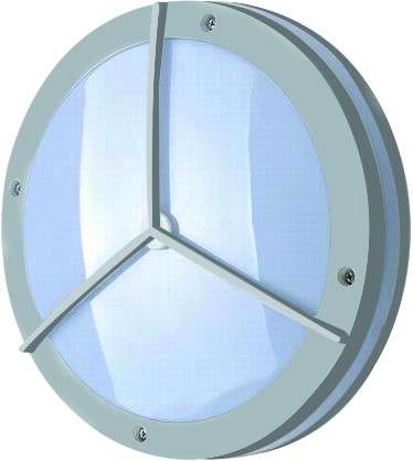 20W 95-240VAC LED Bulkhead, Round, Tri-Sectional