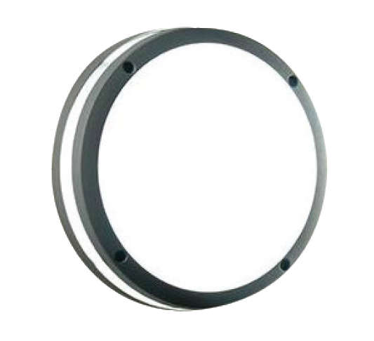 20W 95-240VAC LED Bulkhead, Round, Plain