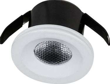 LED 3W Cabinet Light Warm white Lamp 40mm Dia.