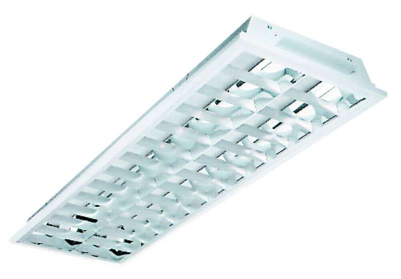Recessed Parabolic Light Fitting For LED 1200x600mm