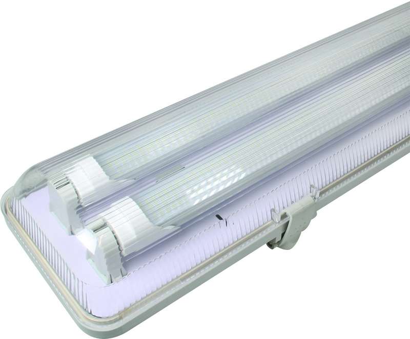 2x18W LED Fitting 4Ft IP65 Tubes Not Included