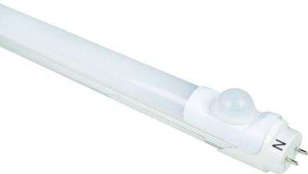 19W LED tube 230VAC Day Light 1200mm4Ft T8 Frosted C/W PIR