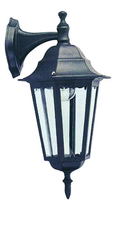 Black Die  Cast Wall Mount Light Fitting E27/100W IP54