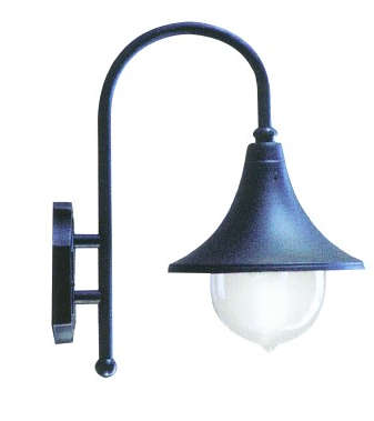 Black Die  Cast Wall Mount Light Fitting E27/100W IP54