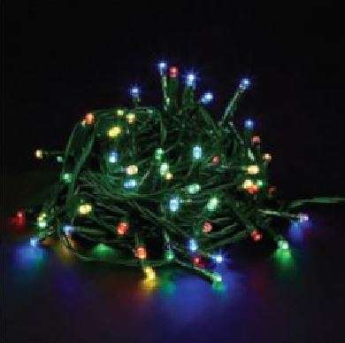 Extendable RGB LED F/L Green Wire In/Outdoor 240V/50M