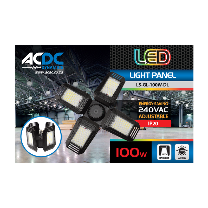 220-240VAC 100W 5500K 120 deg ROTATABLE LIGHT E27