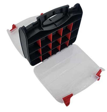 2-Sided Storage Case 22 Compartments Size 370 x 300 x 80mm