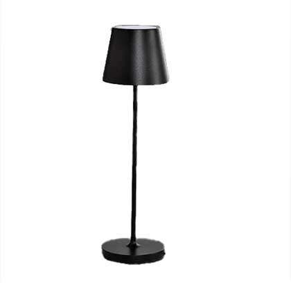 RECHARGEABLE BLACK TABLE LAMP CCT ADJUSTABLE DIA100X365MM