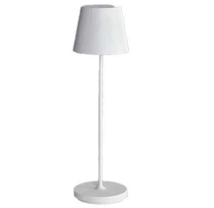 RECHARGEABLE WHITE TABLE LAMP CCT ADJUSTABLE DIA100X365MM