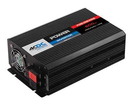 600W PURE SINE WAVE INVERTER 12VDC:230VAC