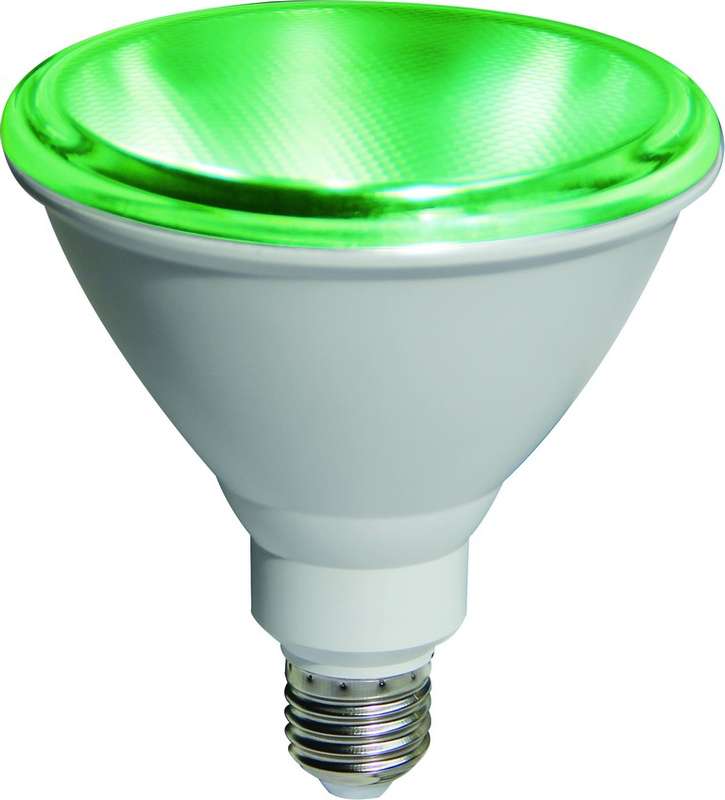 85-260VAC 15W Green  LED Spot Light E27 42Deg