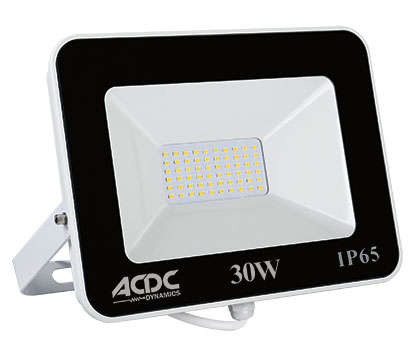 230VAC 30W Cool White LED  AL. FL. Light IP65 C/W M/Wave