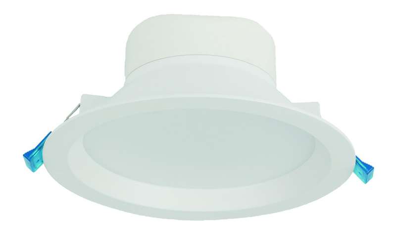 100-230VAC, 20W, LED Downlight, Daylight, Alu/Glass, ?190x75
