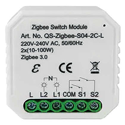 ON/OFF 250W ZIGBEE RF 1 GANG SMART SWITCH MODULE
